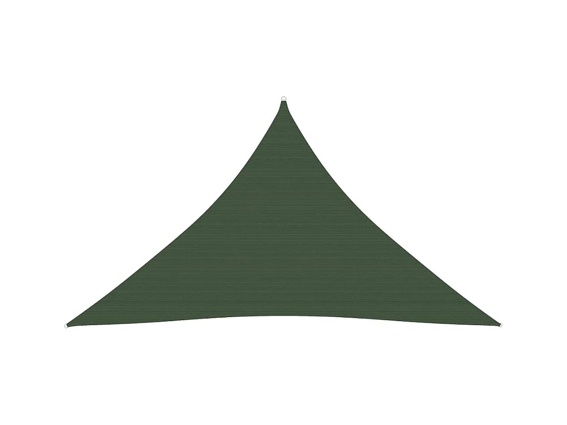 Schaduwdoek 160 g/m² Donkergroen 3,5x3,5x4,9m HDPE