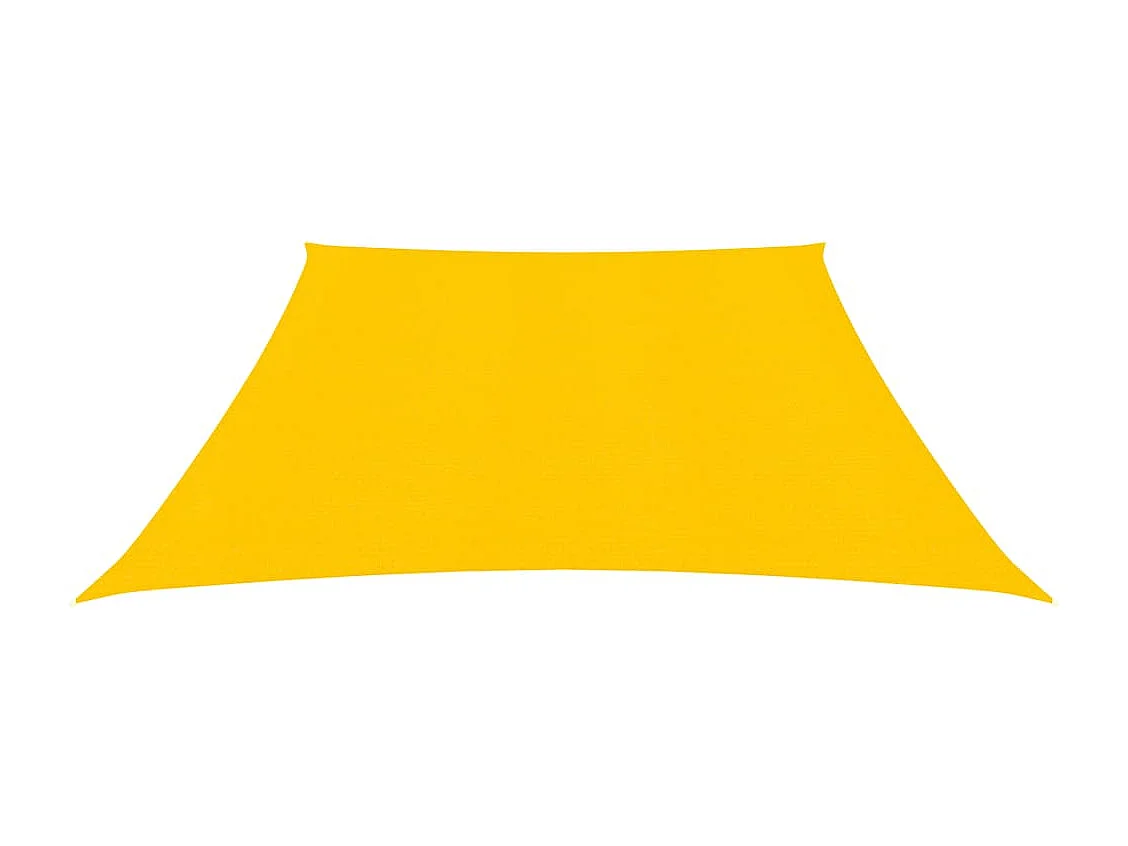 Vela ombreggiante 160 g/m² Giallo 3/4x2 m HDPE