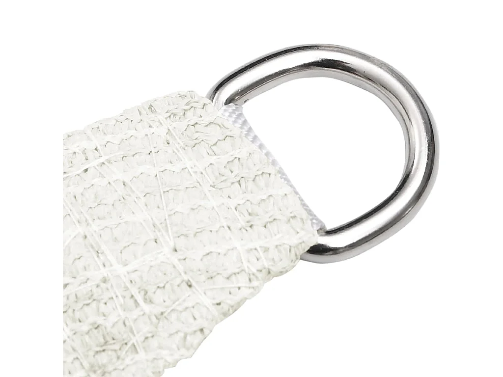 Voile d'ombrage 160 g/m² Blanc 4x5 m PEHD