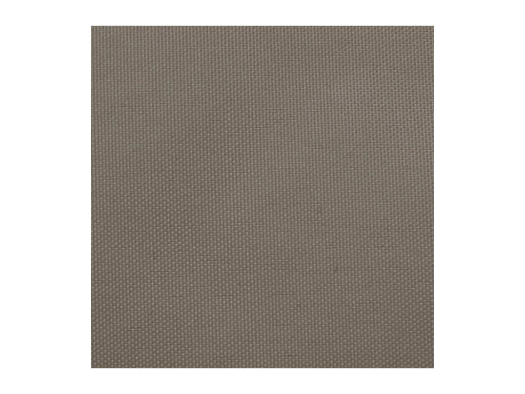 Voile de parasol tissu oxford triangulaire 3x4x4 m taupe