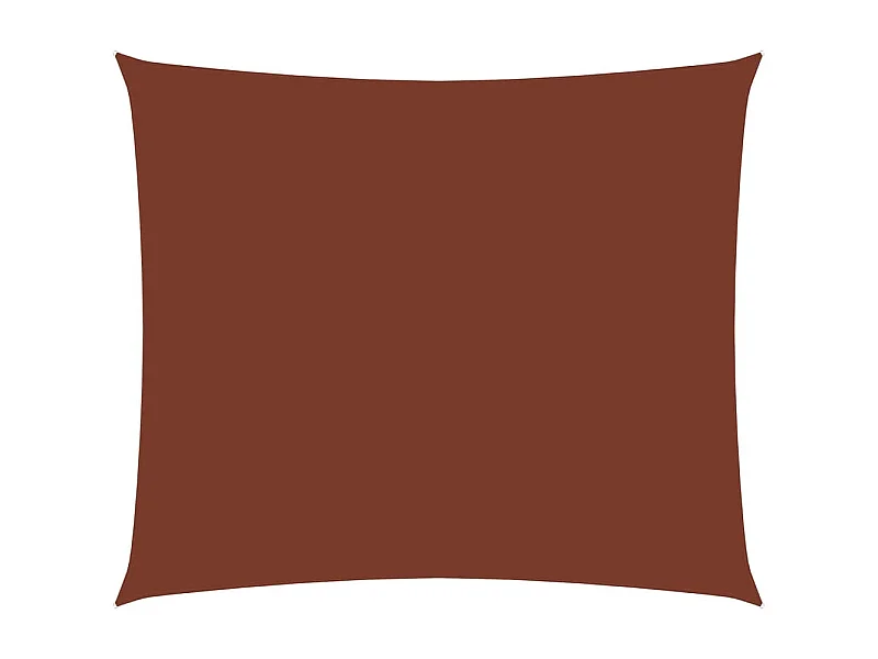 Guarda-sol vela retangular tecido oxford 3,5x5 m terracota