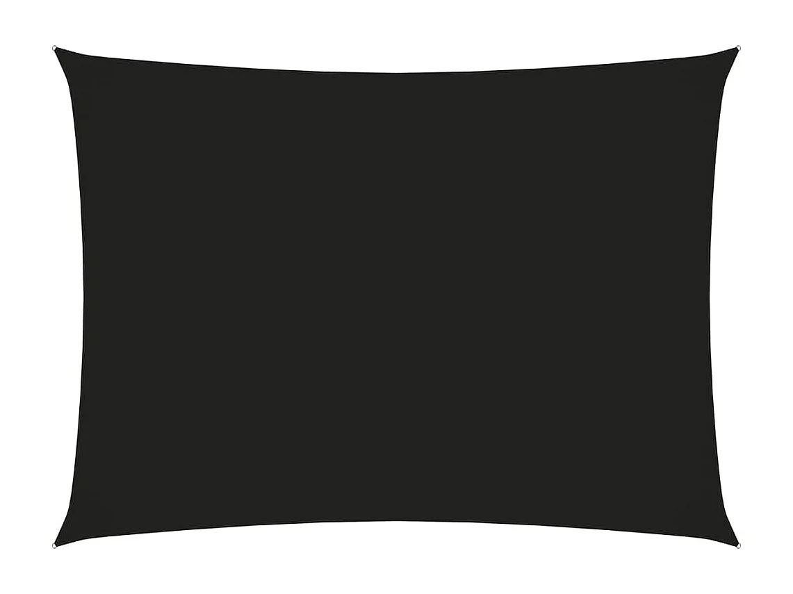 Guarda-sol vela retangular tecido oxford 3,5x5 m preto