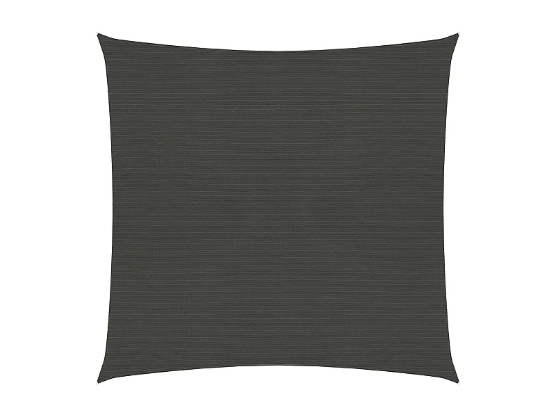 Vela ombreggiante 160 g/m² Antracite 4x4 m HDPE