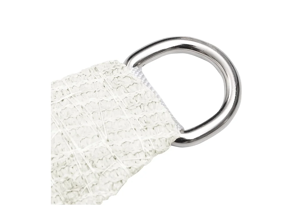 Voile d'ombrage 160 g/m² Blanc 2,5x5 m PEHD