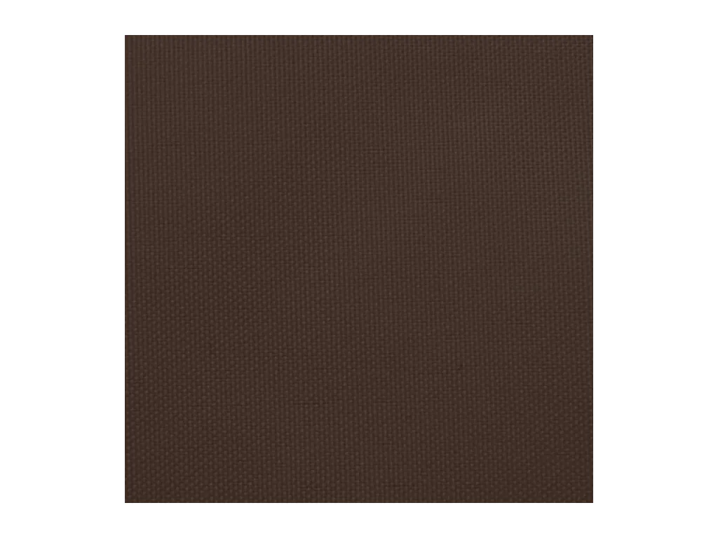 Voile de parasol tissu oxford triangulaire 3x4x4 m marron
