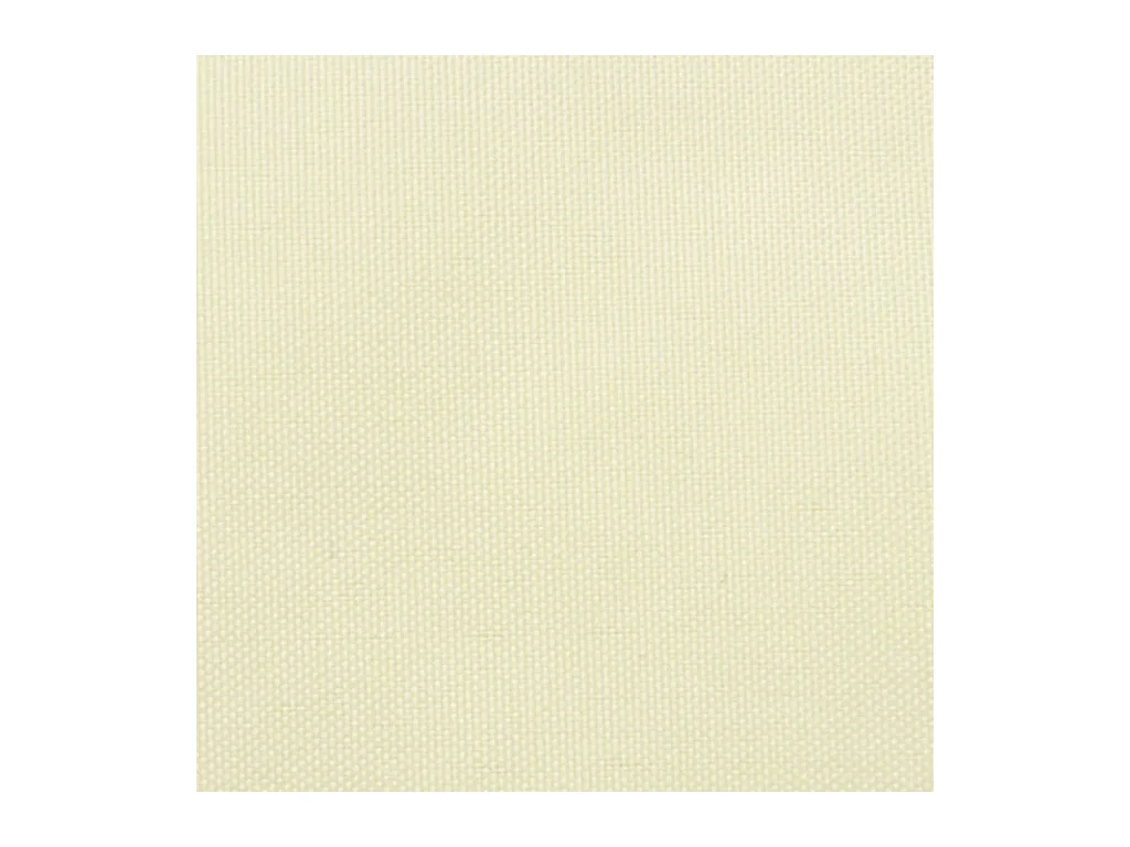 Voile de parasol tissu oxford triangulaire 3,5x3,5x4,9 m crème