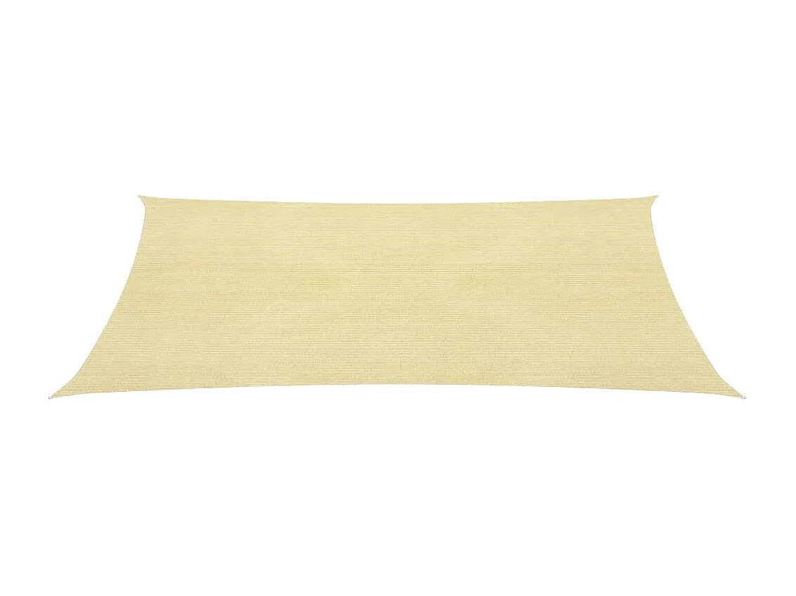 Voile d'ombrage 160 g/m² Beige 2x2,5 m PEHD