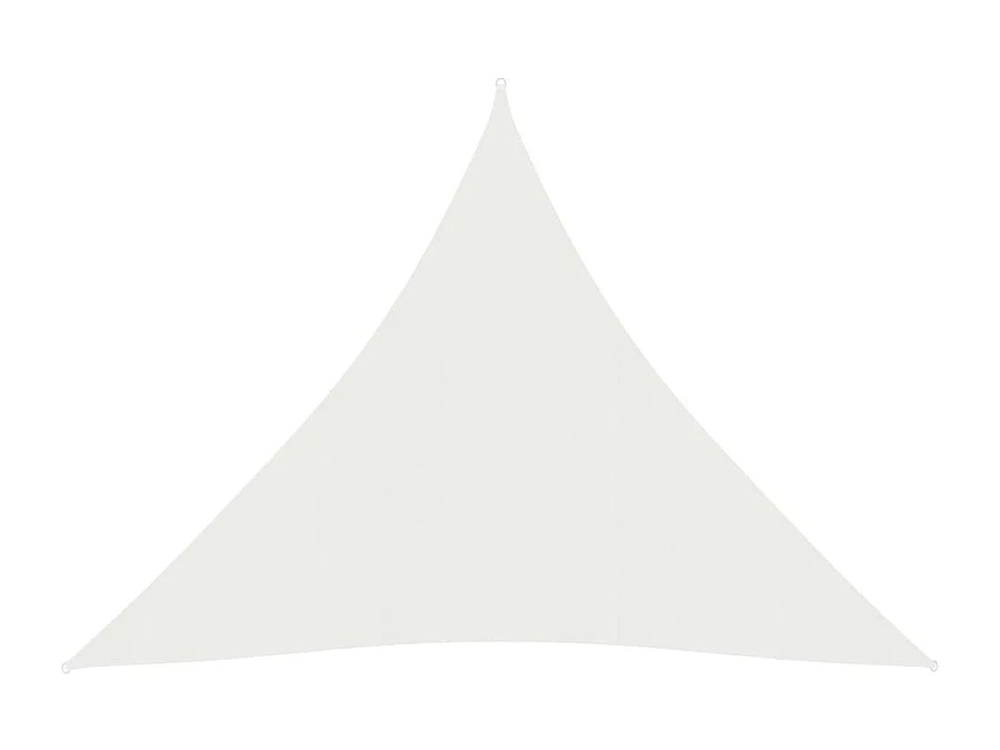 Schaduwdoek 160 g/m² Wit 3x3x3 m HDPE