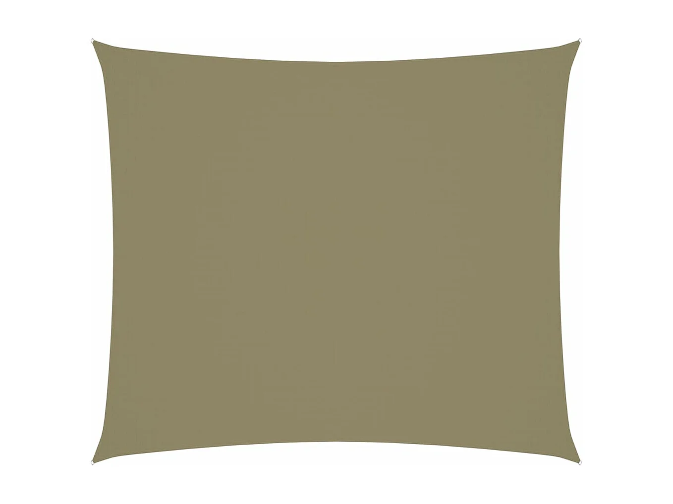Voile de parasol tissu oxford rectangulaire 2x2,5 m beige
