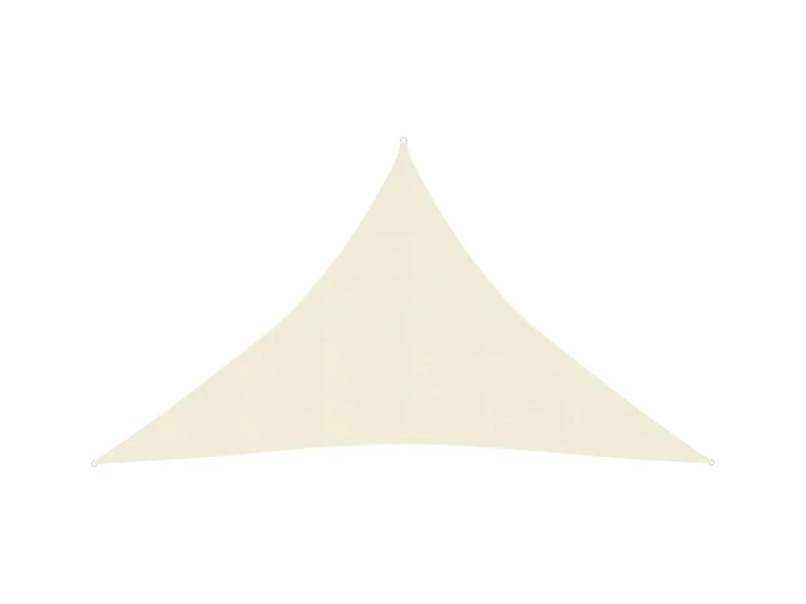 Vela ombreggiante 160 g/m² Crema 3x3x4,2 mt HDPE