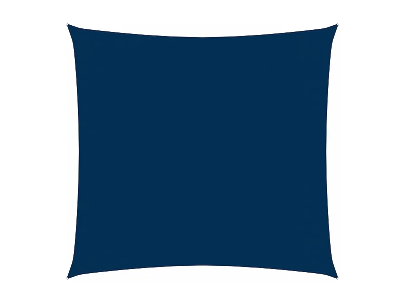 Voile de parasol tissu oxford carré 6x6 m bleu