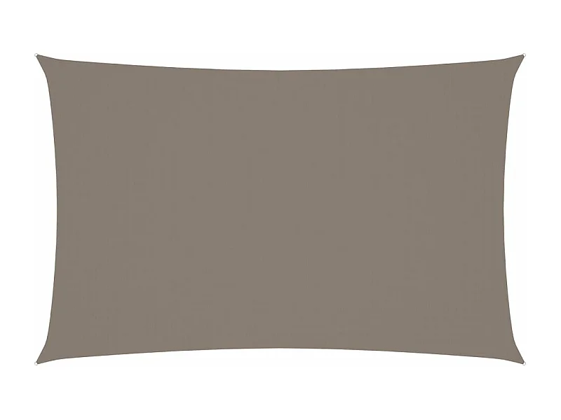 Guarda-sol vela retangular tecido oxford 3x6 m cinza