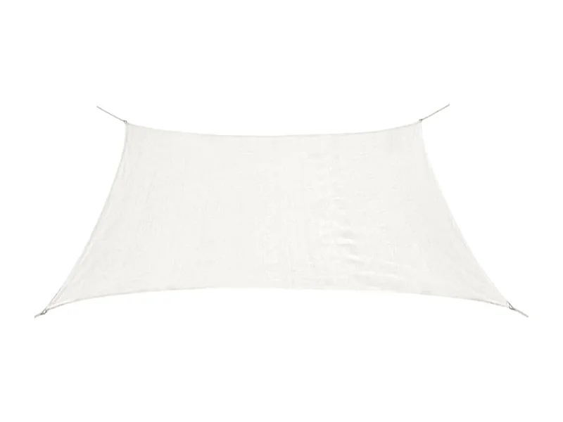 Vela parasol HDPE Cuadrada 3,6 x 3,6 m Blanco