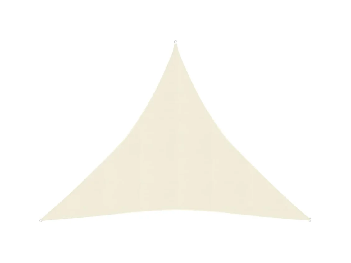 Voile d'ombrage 160 g/m² Crème 4,5x4,5x4,5 m PEHD