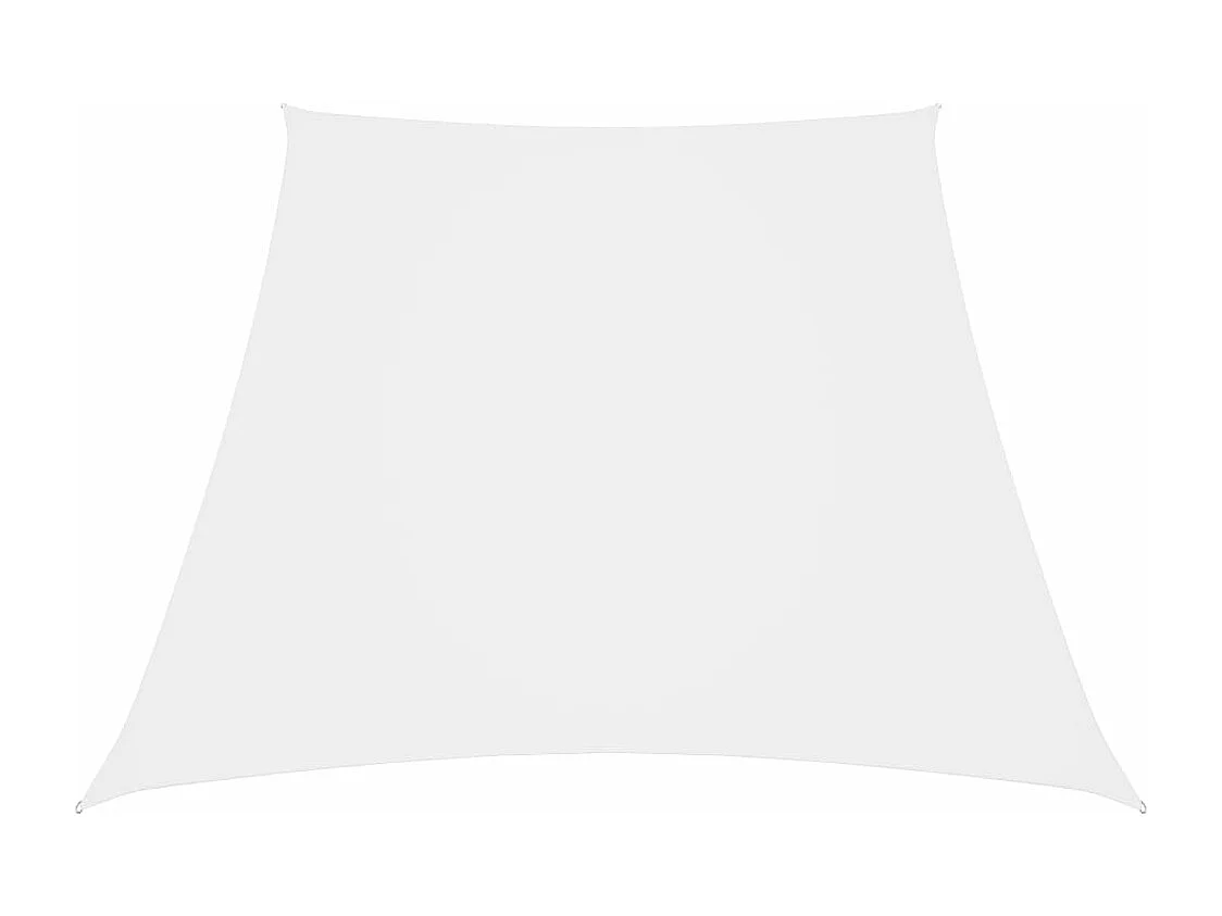 Voile de parasol Tissu Oxford trapèze 3/4x3 m Blanc