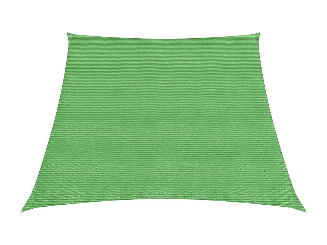 Voile d'ombrage 160 g/m² Vert clair 4/5x3 m PEHD
