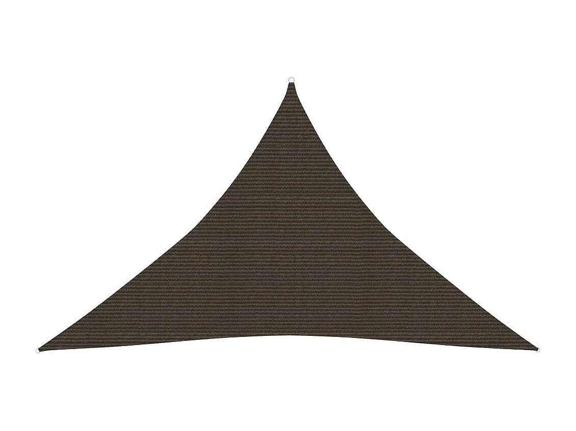 Vela de sombra 160 g/m² Castanho 4x4x5,8 m HDPE