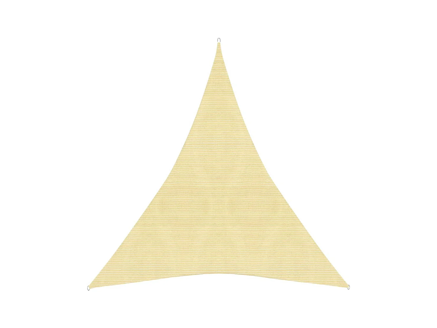 Sonnensegel 160 g/m² Beige 3x4x4 m HDPE