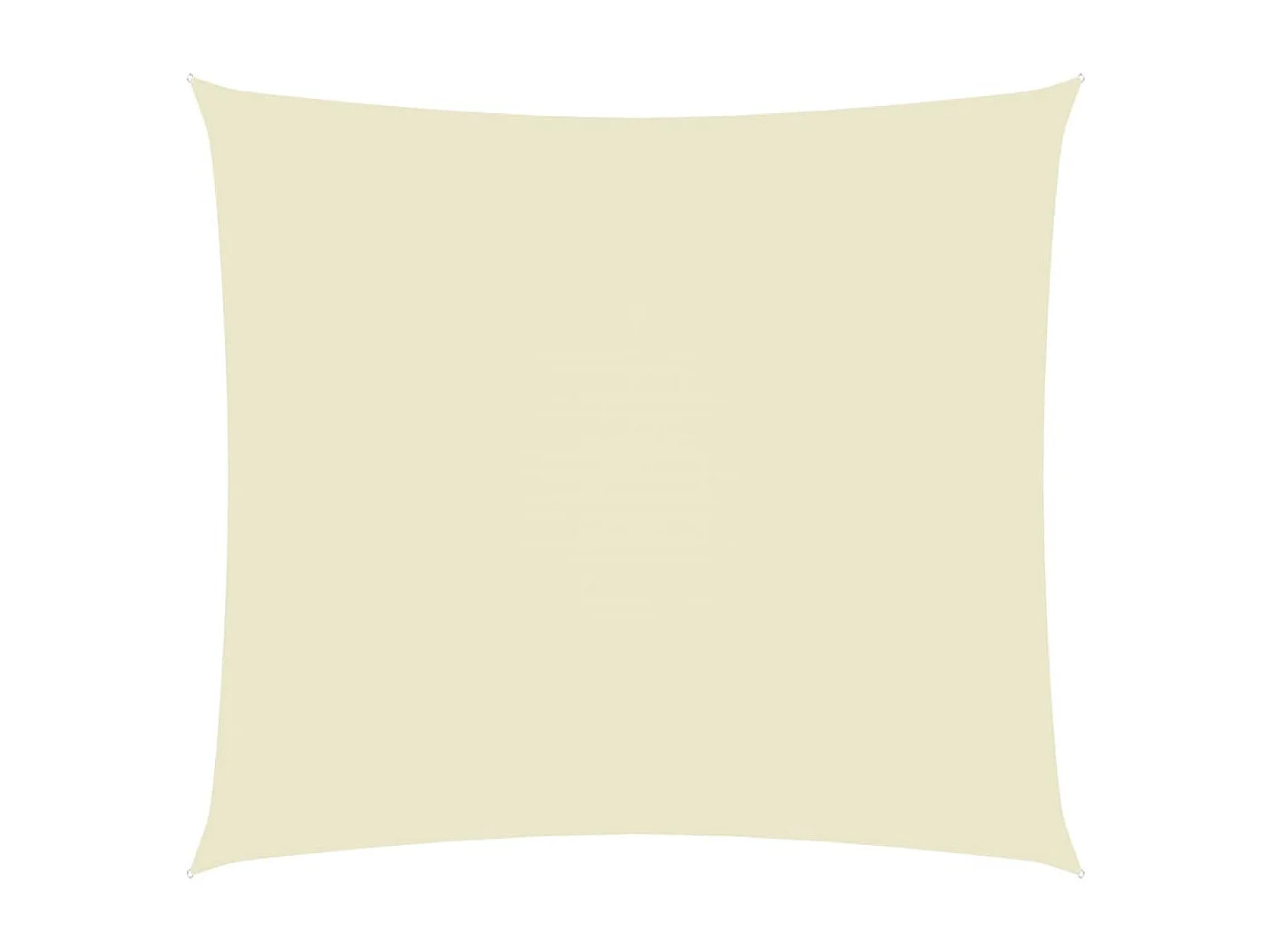 Parasolzeil rechthoekig oxfordstof 2x3m crème