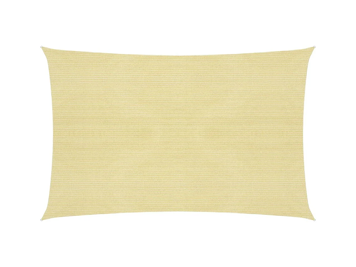 Schaduwdoek 160 g/m² Beige 3,5x5 m HDPE