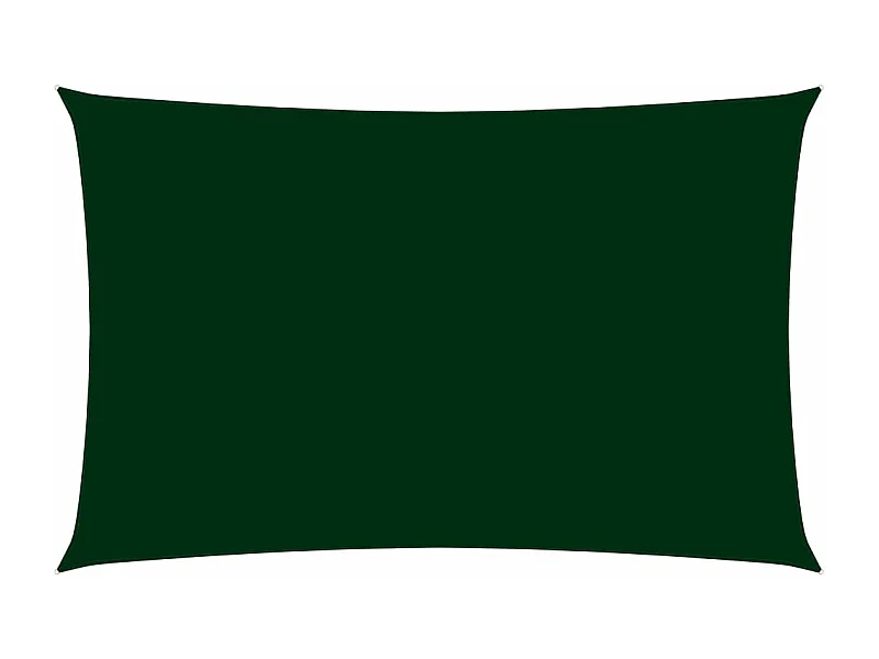 Guarda-sol vela retangular tecido oxford 4x7 m verde escuro