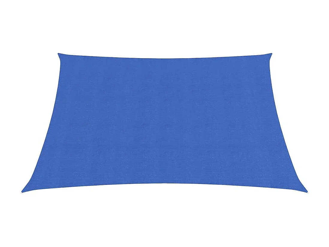 Voile d'ombrage 160 g/m² Bleu 2x2 m PEHD