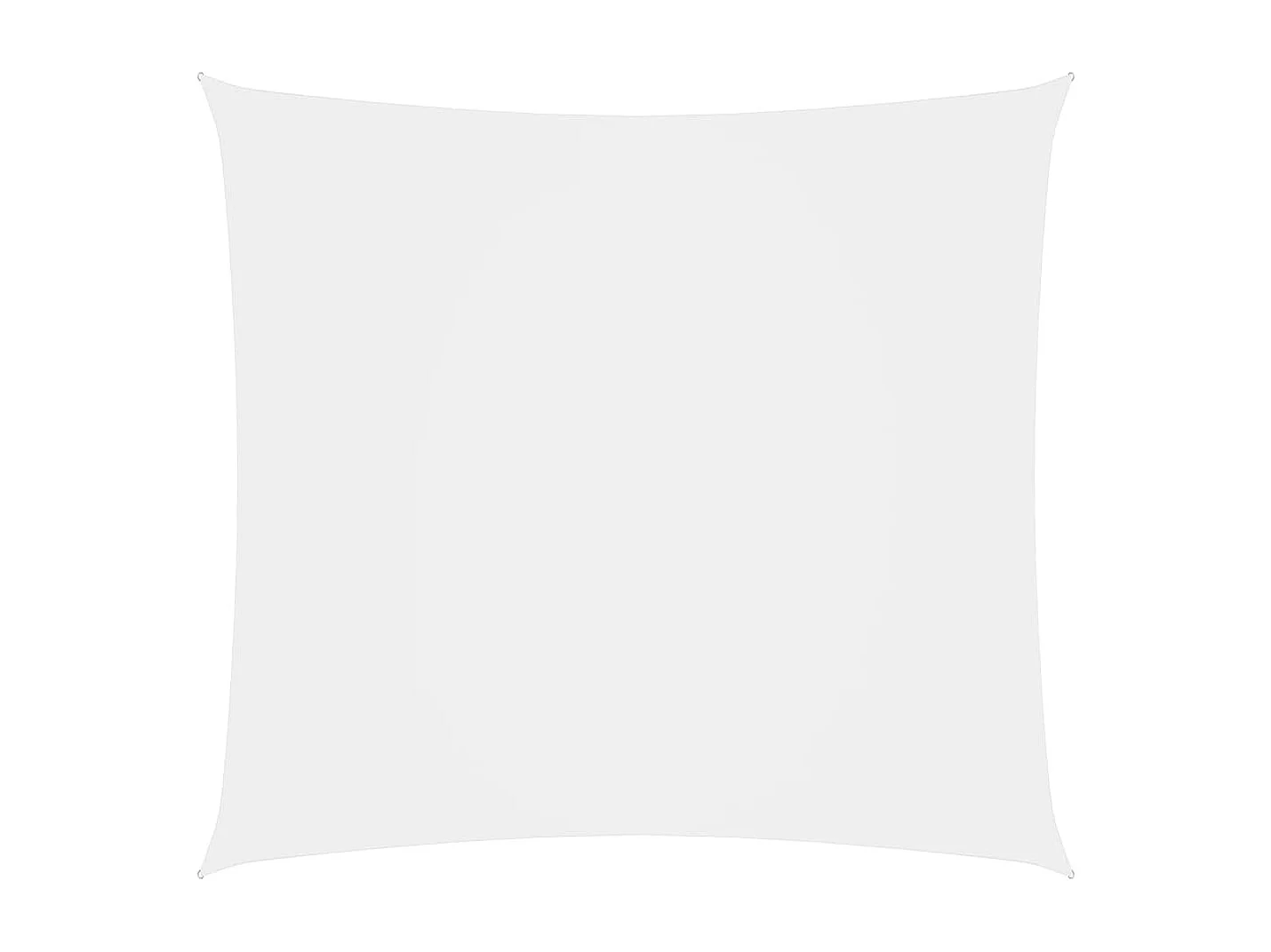 Voile de parasol tissu oxford rectangulaire 2x2,5 m blanc