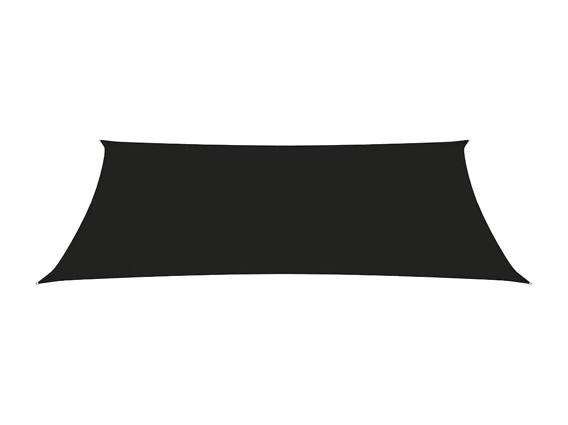 Voile de parasol tissu oxford rectangulaire 2,5x4,5 m noir