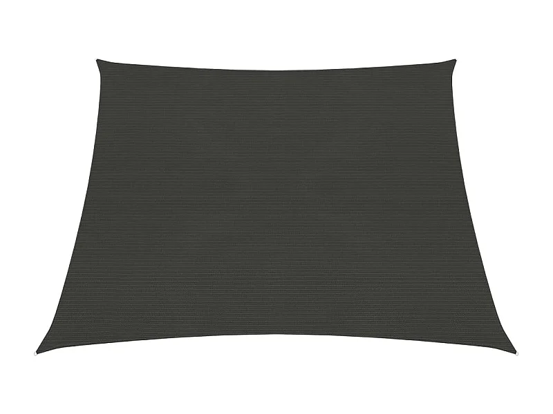 Voile d'ombrage 160 g/m² Anthracite 4/5x3 m PEHD
