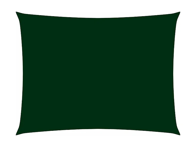 Guarda-sol vela retangular tecido oxford 2x4,5 m verde escuro