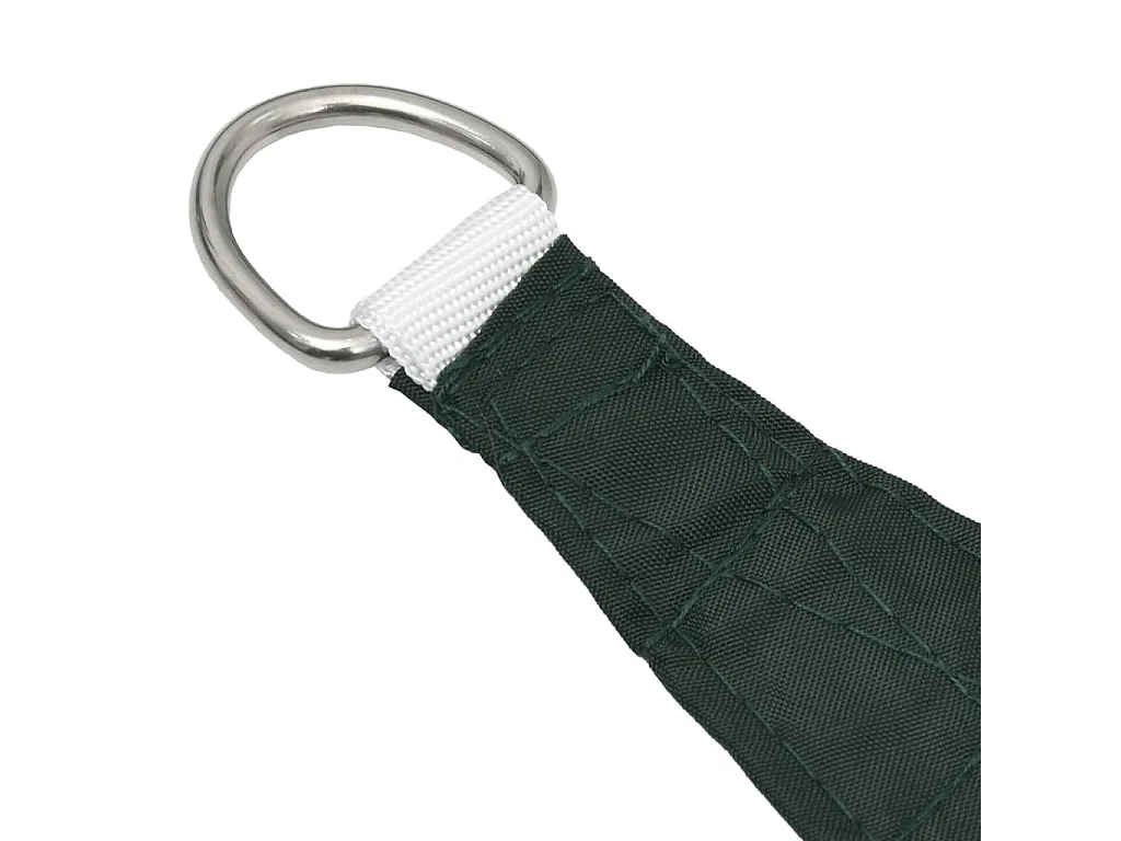 Vela parasole rettangolare in tessuto oxford 2x4,5 mt verde scuro