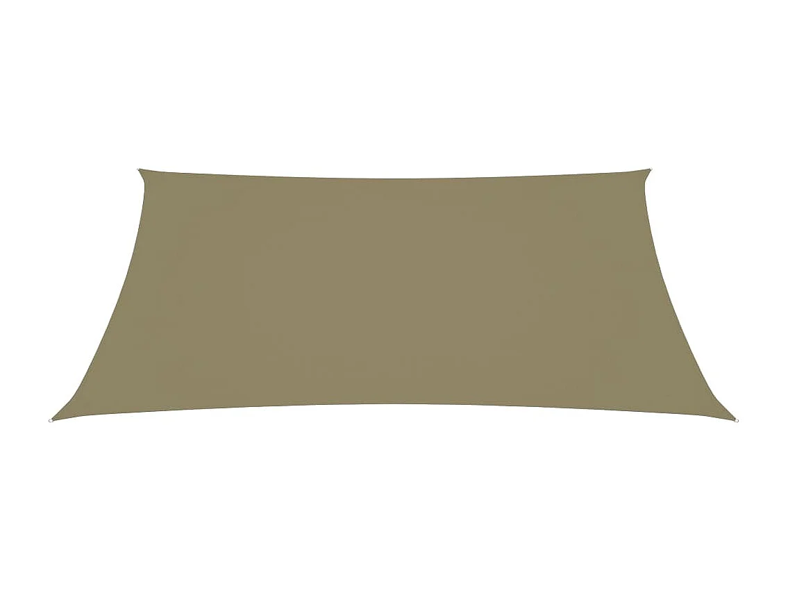 Parasolzeil Rechthoekig Oxfordstof 3x5m Beige