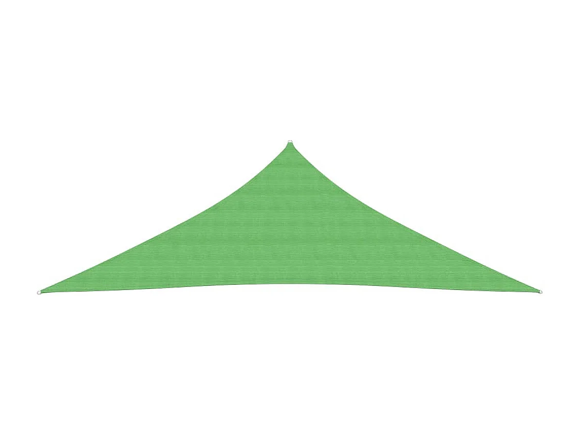 Voile d'ombrage 160 g/m² Vert clair 3x3x4,2 m PEHD