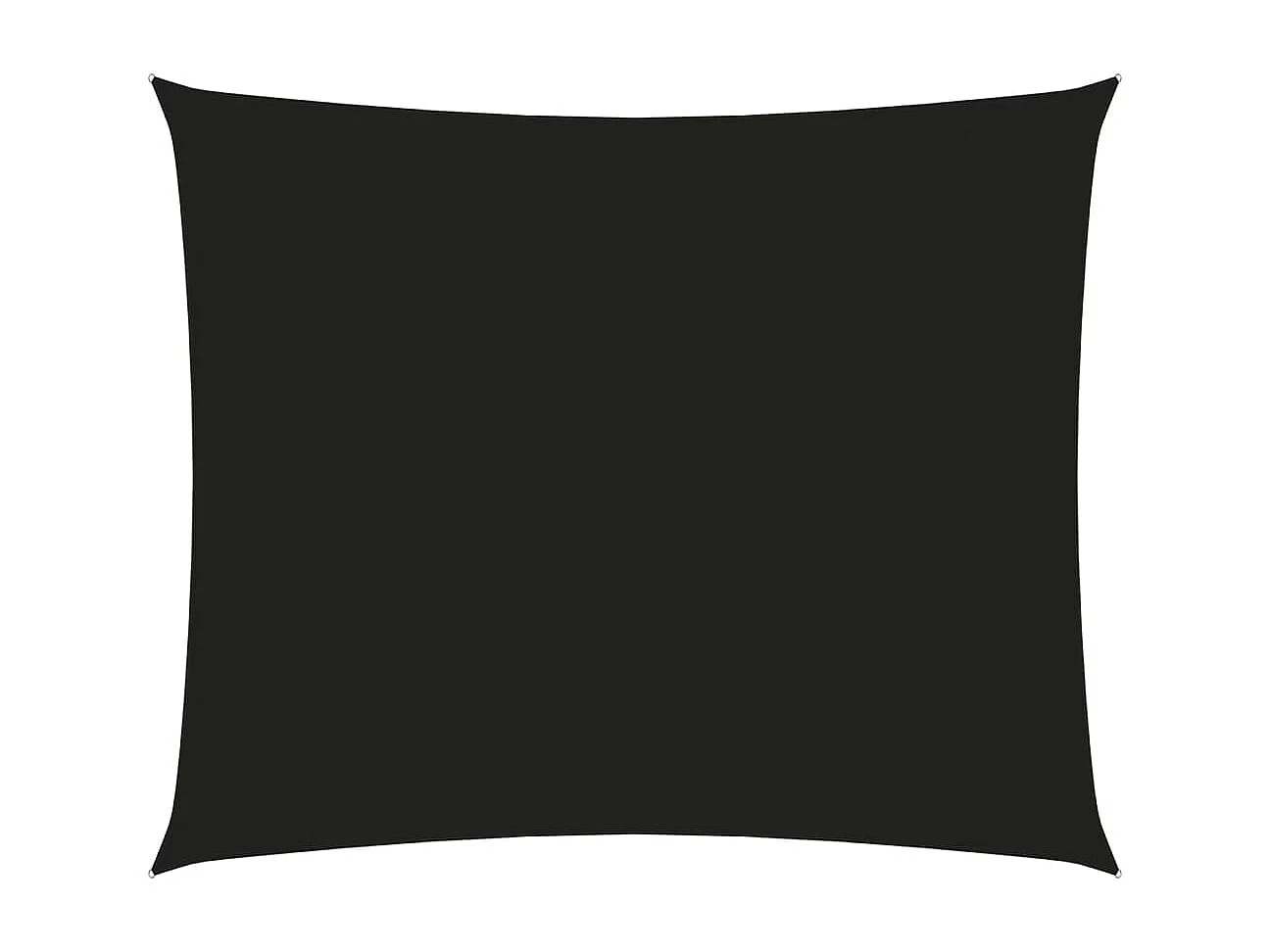Vela parasol rectangular tela oxford 3,5x4,5 m negro