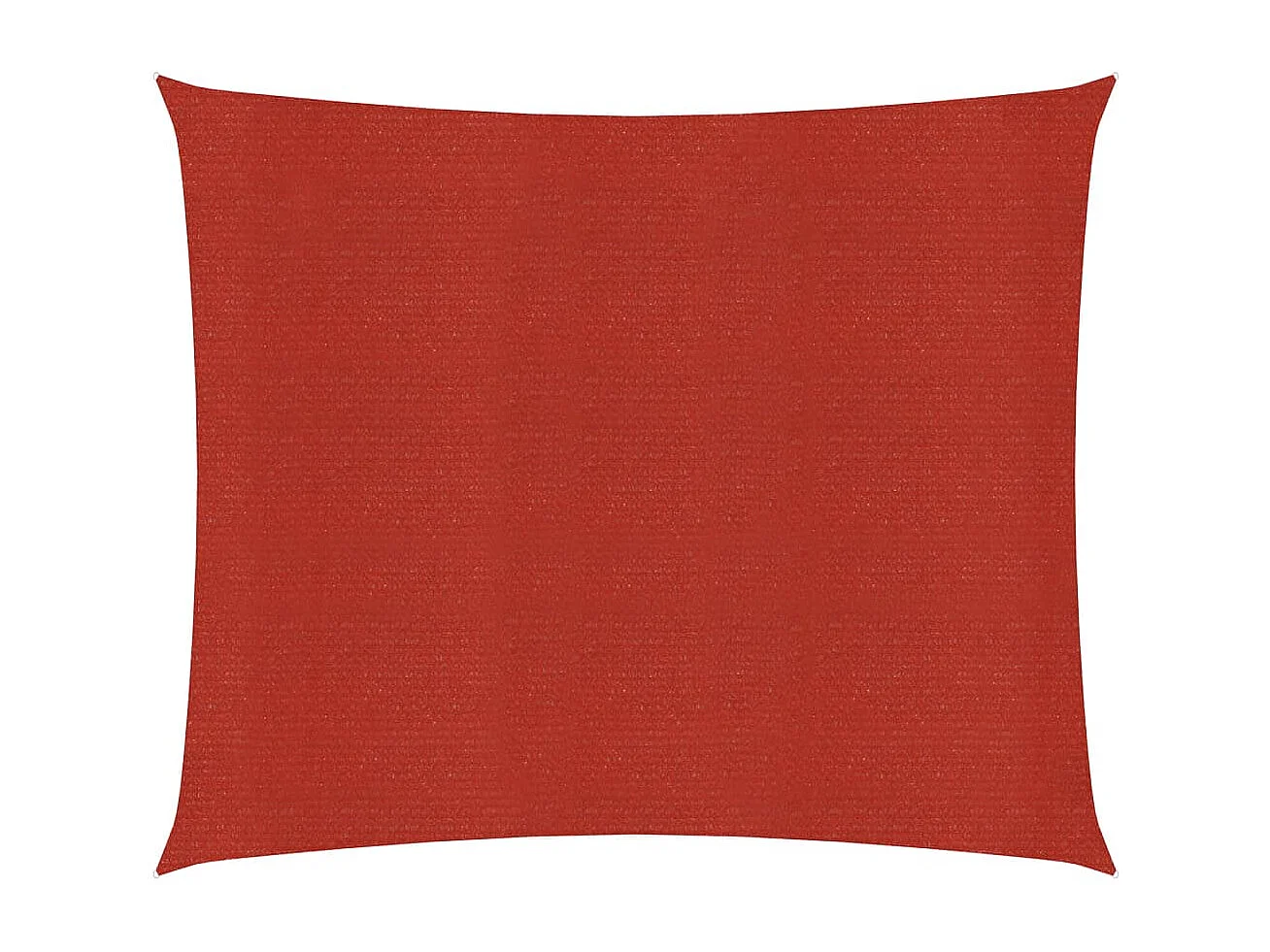 Voile d'ombrage 160 g/m² Rouge 2,5x3 m PEHD
