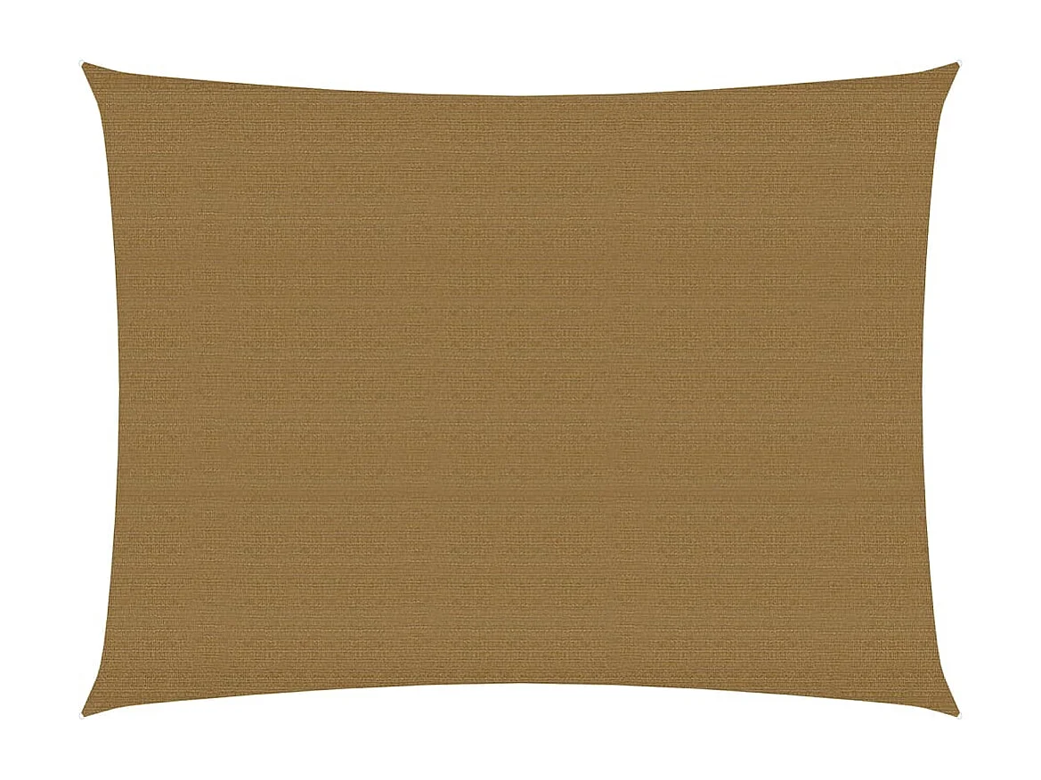Sonnensegel 160 g/m² Taupe 3,5x4,5 m HDPE