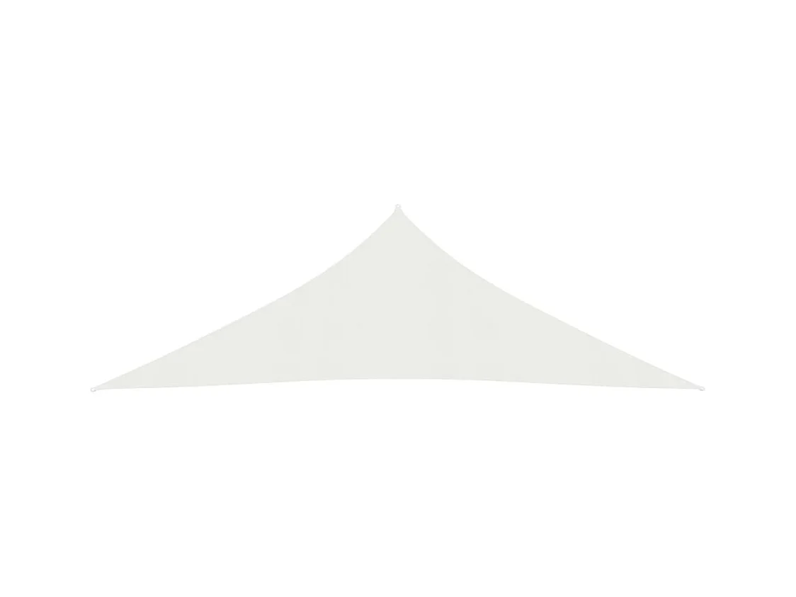 Voile d'ombrage 160 g/m² Blanc 3x3x4,2 m PEHD