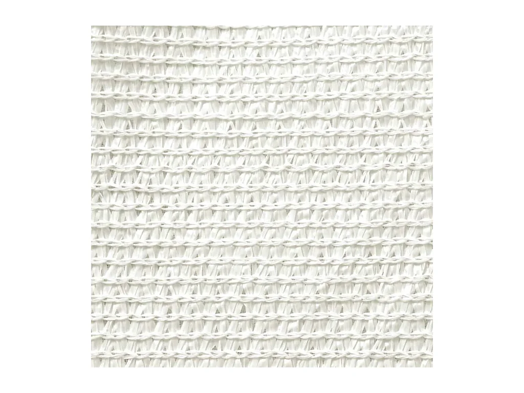 Voile d'ombrage 160 g/m² Blanc 3x3x4,2 m PEHD