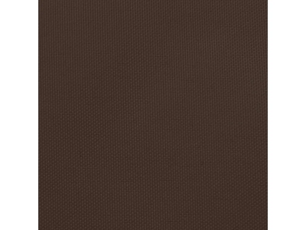 Voile de parasol Tissu Oxford rectangulaire 2x4 m marron
