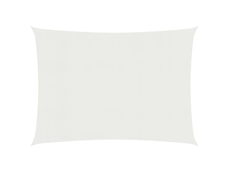Vela de sombra 160 g/m² Blanco 3,5x5 m HDPE