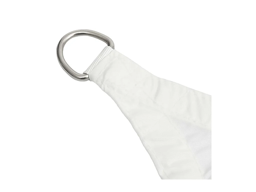 Voile de parasol tissu oxford rectangulaire 2x3,5 m blanc