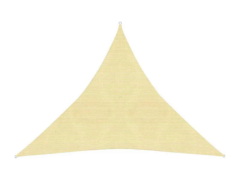 Schaduwdoek 160 g/m² Beige 3x3x3m HDPE