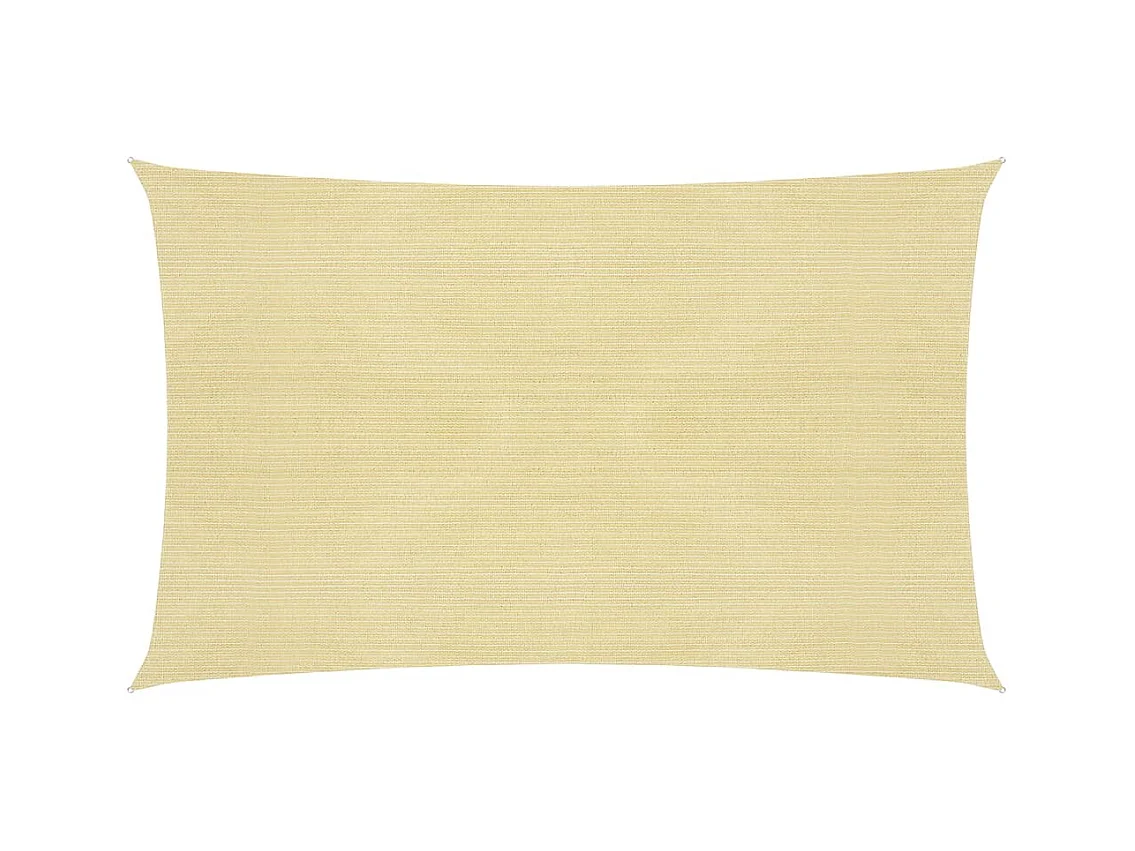 Vela ombreggiante 160 g/m² Beige 2,5x4,5 mt HDPE