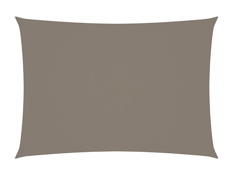 Guarda-sol vela retangular tecido oxford 3x5 m cinza