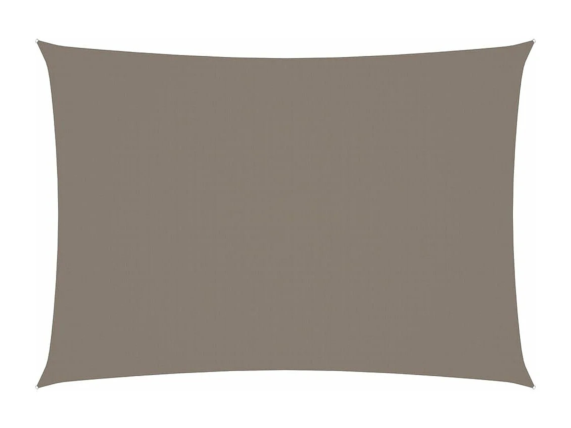 Guarda-sol vela retangular tecido oxford 3x5 m cinza