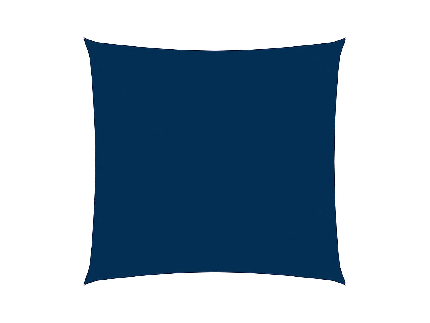 Voile de parasol tissu oxford carré 3,6x3,6 m bleu