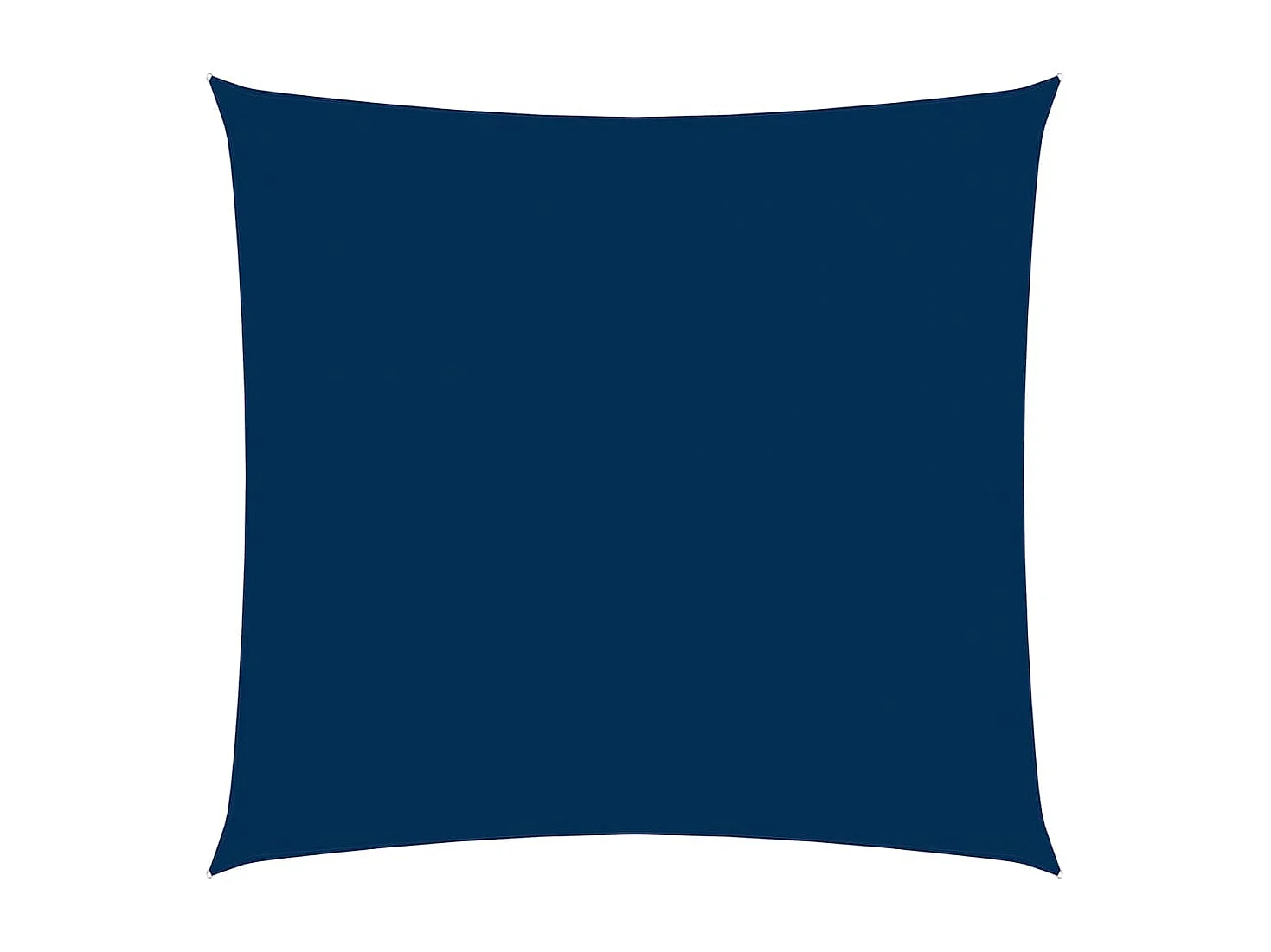 Vela parasole quadrata in tessuto oxford 3,6x3,6 mt blu