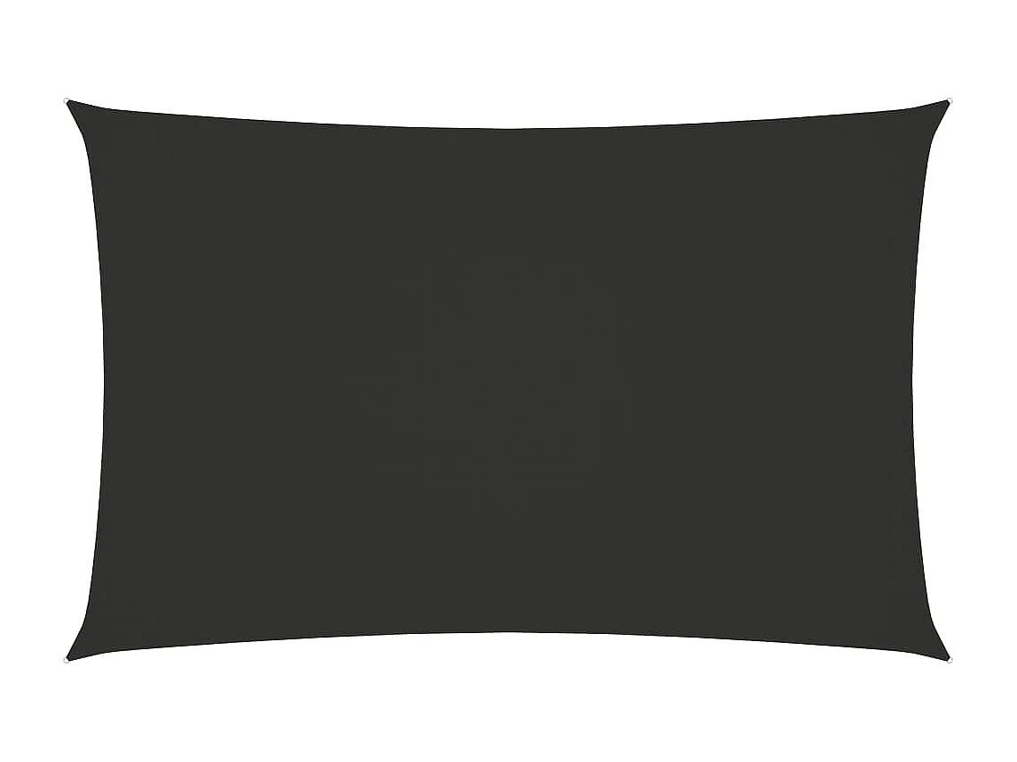 Sonnenschirmsegel rechteckig Oxford-Stoff 3x6 m anthrazit
