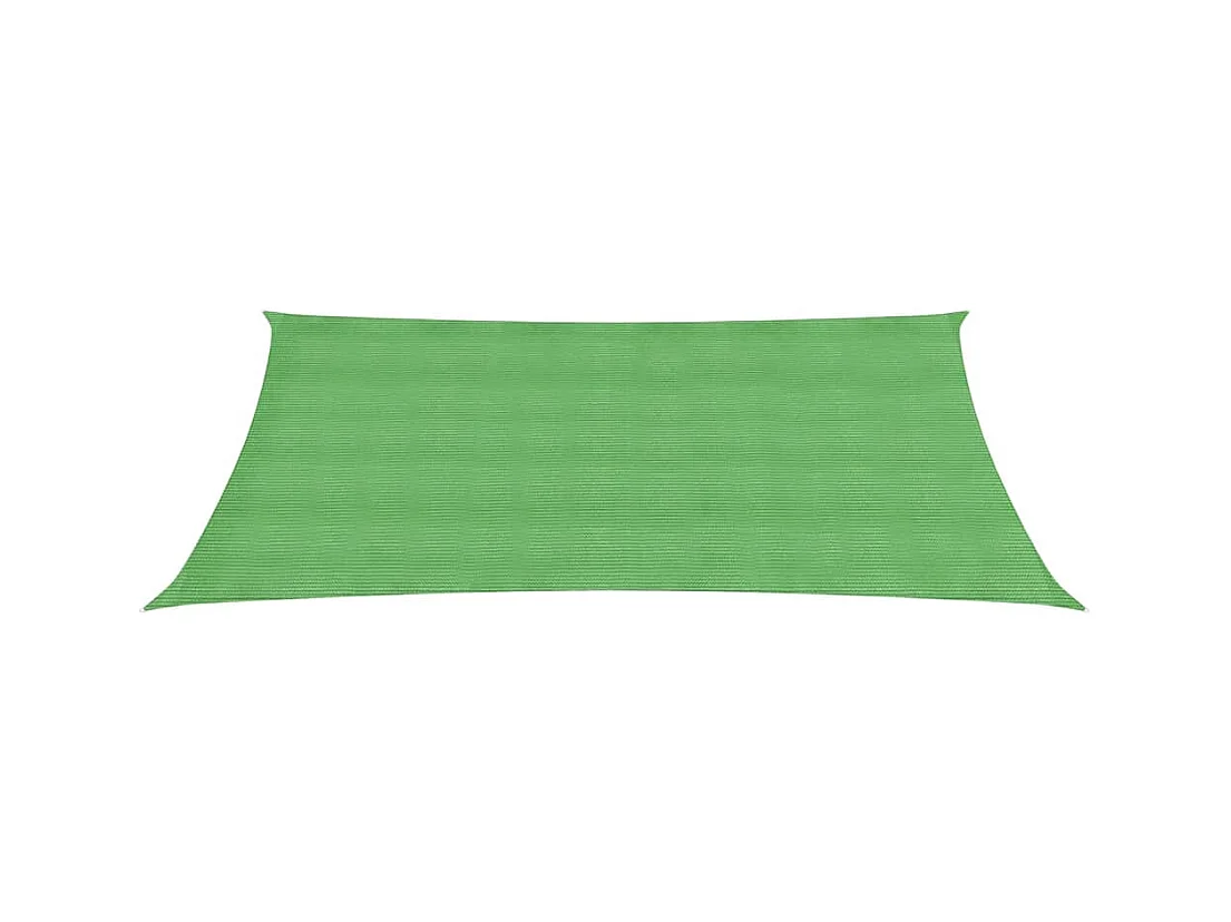 Voile d'ombrage 160 g/m² Vert clair 2,5x4 m PEHD