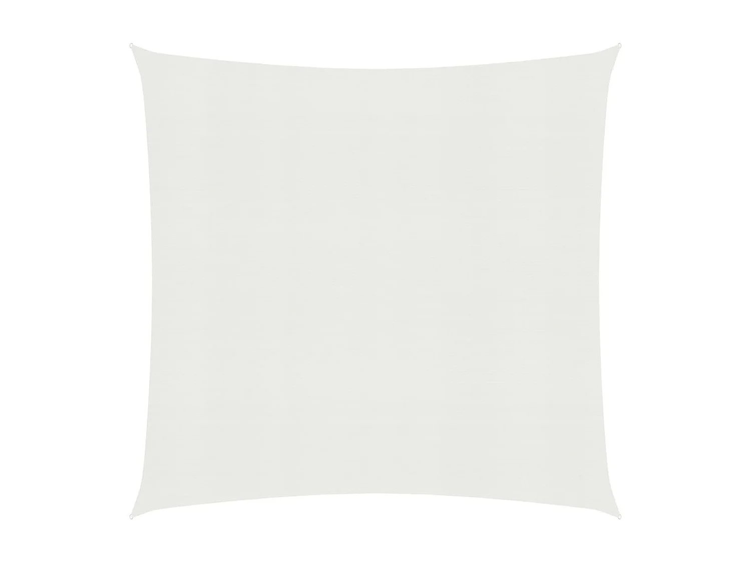 Vela de sombra 160 g/m² Blanco 2,5x2,5 m HDPE